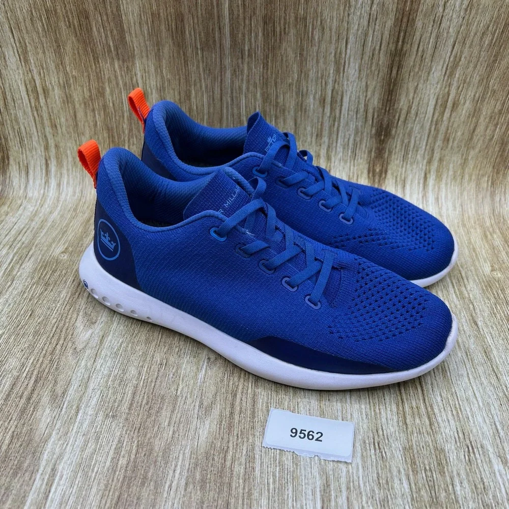 Peter‎ Millar Hyperlight Glide Men's Size 8 Cobalt Blue Knit Sneakers MS20EF03